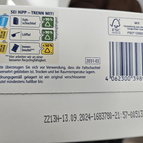 Hipp bio combiotik milk box - Picture 3 of 4